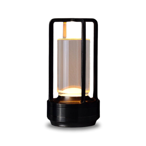 ELVA Draadloze Kristallen Lantaarn Lamp met Touch-Bediening en USB-Oplaadfunctie